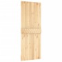 Puerta corredera con herrajes madera maciza de pino 80x210 cm von vidaXL, Türen - Ref: Foro24-3203140, Preis: 171,43 €, Rabat...