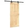 Sliding door with solid pine wood fittings 85x210 cm by vidaXL, Doors - Ref: Foro24-3203141, Price: 161,26 €, Discount: %