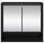 Armario con espejo de baño Roble negro 65 x 20 x 60 cm