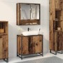 Gabinete de Lavabo para Baño Madera vieja 65 x 33 x 60 cm