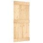Schiebetür mit Beschlägen aus massivem Kiefernholz, 95 x 210 cm von vidaXL, Türen - Ref: Foro24-3203143, Preis: 185,77 €, Rab...