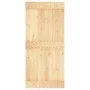 Puerta corredera con herrajes madera maciza de pino 95x210 cm de vidaXL, Puertas - Ref: Foro24-3203143, Precio: 180,10 €, Des...