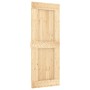 Schiebetür mit Beschlägen aus massivem Kiefernholz 80x210 cm von vidaXL, Türen - Ref: Foro24-3203146, Preis: 194,98 €, Rabatt: %