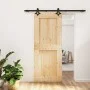 Sliding door with solid pine wood hardware 85x210 cm by vidaXL, Doors - Ref: Foro24-3203147, Price: 188,81 €, Discount: %