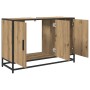 Gabinete de Lavabo para Baño Roble artisan 90 x 33 x 60 cm