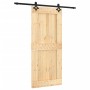 Sliding door with solid pine wood fittings 90x210 cm by vidaXL, Doors - Ref: Foro24-3203148, Price: 205,02 €, Discount: %