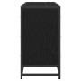 Gabinete de Lavabo para Baño Roble negro 90 x 33 x 60 cm