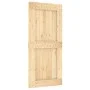 Puerta corredera con herrajes madera maciza de pino 95x210 cm von vidaXL, Türen - Ref: Foro24-3203149, Preis: 195,27 €, Rabat...