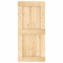 Puerta corredera con herrajes madera maciza de pino 95x210 cm von vidaXL, Türen - Ref: Foro24-3203149, Preis: 198,23 €, Rabat...