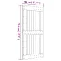 Puerta corredera con herrajes madera maciza de pino 95x210 cm von vidaXL, Türen - Ref: Foro24-3203149, Preis: 195,27 €, Rabat...