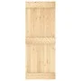 Sliding door with solid pine wood fittings 80x210 cm by vidaXL, Doors - Ref: Foro24-3203200, Price: 154,19 €, Discount: %