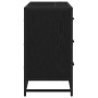 Gabinete de Lavabo para Baño Roble negro 80 x 33 x 60 cm