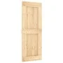 Schiebetür mit Beschlägen aus massivem Kiefernholz 80x210 cm von vidaXL, Türen - Ref: Foro24-3203204, Preis: 177,93 €, Rabatt: %