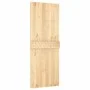 Schiebetür mit Beschlägen aus massivem Kiefernholz 80x210 cm von vidaXL, Türen - Ref: Foro24-3203204, Preis: 177,93 €, Rabatt: %