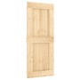 Schiebetür mit Beschlägen aus massivem Kiefernholz, 85 x 210 cm von vidaXL, Türen - Ref: Foro24-3203205, Preis: 180,57 €, Rab...