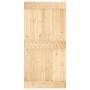 Puerta corredera con herrajes madera maciza de pino 100x210 cm de vidaXL, Puertas - Ref: Foro24-3203235, Precio: 199,63 €, De...