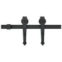 Puerta corredera con herrajes madera maciza de pino 100x210 cm de vidaXL, Puertas - Ref: Foro24-3203235, Precio: 199,63 €, De...