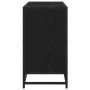 Gabinete de Lavabo para Baño Roble negro 80 x 33 x 60 cm