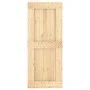 Puerta corredera con herrajes madera maciza de pino 85x210 cm von vidaXL, Türen - Ref: Foro24-3203238, Preis: 180,60 €, Rabat...