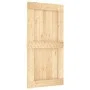 Sliding door with solid pine wood hardware 100x210 cm by vidaXL, Doors - Ref: Foro24-3203241, Price: 200,75 €, Discount: %