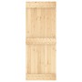 Schiebetür mit Beschlägen aus massivem Kiefernholz 80x210 cm von vidaXL, Türen - Ref: Foro24-3203255, Preis: 177,01 €, Rabatt: %