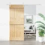 Schiebetür mit Beschlägen aus massivem Kiefernholz, 85 x 210 cm von vidaXL, Türen - Ref: Foro24-3203256, Preis: 172,56 €, Rab...