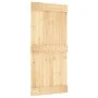 Puerta corredera con herrajes madera maciza de pino 95x210 cm de vidaXL, Puertas - Ref: Foro24-3203258, Precio: 193,27 €, Des...