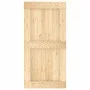 Puerta corredera con herrajes madera maciza de pino 100x210 cm von vidaXL, Türen - Ref: Foro24-3203265, Preis: 220,70 €, Raba...
