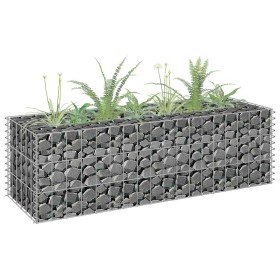 Arriate de gaviones de acero galvanizado 90x30x30 cm Arriate de gaviones de acero galvanizado 90x30x30 cm