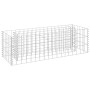 Arriate de gaviones de acero galvanizado 90x30x30 cm