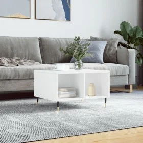 Couchtisch aus weißem Sperrholz, 60 x 50 x 36,5 cm von vidaXL, Couchtisch - Ref: Foro24-830532, Preis: 37,75 €, Rabatt: %