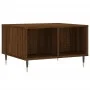 Mesa de centro madera contrachapada marrón roble 60x50x36,5 cm de vidaXL, Mesas de centro - Ref: Foro24-830539, Precio: 44,70...
