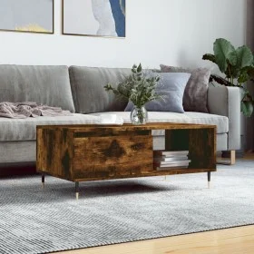 Couchtisch aus geräuchertem Eichensperrholz, 90 x 50 x 36,5 cm von vidaXL, Couchtisch - Ref: Foro24-830561, Preis: 61,84 €, R...