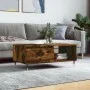Smoked oak plywood coffee table 90x50x36.5 cm by vidaXL, Coffee table - Ref: Foro24-830561, Price: 61,84 €, Discount: %
