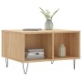 Mesa de centro madera contrachapada roble Sonoma 60x50x36,5 cm de vidaXL, Mesas de centro - Ref: Foro24-830543, Precio: 43,32...