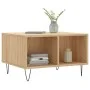 Mesa de centro madera contrachapada roble Sonoma 60x50x36,5 cm de vidaXL, Mesas de centro - Ref: Foro24-830543, Precio: 42,51...