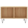 Mesa de centro madera contrachapada roble Sonoma 60x50x36,5 cm de vidaXL, Mesas de centro - Ref: Foro24-830543, Precio: 43,32...