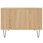 Mesa de centro madera contrachapada roble Sonoma 60x50x36,5 cm de vidaXL, Mesas de centro - Ref: Foro24-830543, Precio: 43,32...