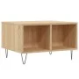 Mesa de centro madera contrachapada roble Sonoma 60x50x36,5 cm de vidaXL, Mesas de centro - Ref: Foro24-830543, Precio: 42,51...