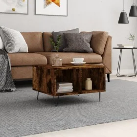 Couchtisch aus geräuchertem Eichensperrholz, 60 x 50 x 36,5 cm von vidaXL, Couchtisch - Ref: Foro24-830545, Preis: 42,81 €, R...
