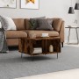 Couchtisch aus geräuchertem Eichensperrholz, 60 x 50 x 36,5 cm von vidaXL, Couchtisch - Ref: Foro24-830545, Preis: 43,32 €, R...