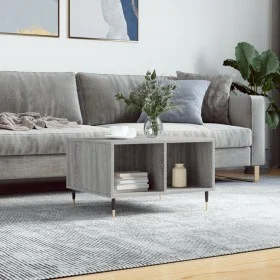 Sonoma Grau Sperrholz Couchtisch 60x50x36,5 cm von vidaXL, Couchtisch - Ref: Foro24-830538, Preis: 44,70 €, Rabatt: %