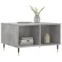 Mesa de centro madera contrachapada gris hormigón 60x50x36,5 cm de vidaXL, Mesas de centro - Ref: Foro24-830536, Precio: 43,9...