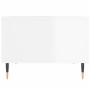 Couchtisch aus glänzend weißem Sperrholz, 60 x 50 x 36,5 cm von vidaXL, Couchtisch - Ref: Foro24-830534, Preis: 48,04 €, Raba...