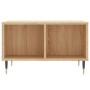 Mesa de centro madera contrachapada roble Sonoma 60x50x36,5 cm de vidaXL, Mesas de centro - Ref: Foro24-830535, Precio: 44,39 €