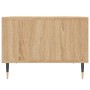 Mesa de centro madera contrachapada roble Sonoma 60x50x36,5 cm de vidaXL, Mesas de centro - Ref: Foro24-830535, Precio: 44,39 €