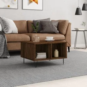 Couchtisch aus braunem Eichensperrholz, 60 x 50 x 36,5 cm von vidaXL, Couchtisch - Ref: Foro24-830547, Preis: 43,67 €, Rabatt: %