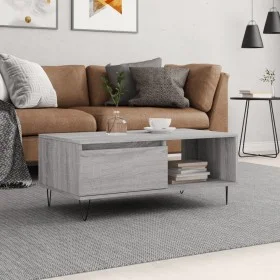 Sonoma gray plywood coffee table 90x50x36.5 cm by vidaXL, Coffee table - Ref: Foro24-830570, Price: 62,29 €, Discount: %