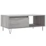 Mesa de centro madera contrachapada gris Sonoma 90x50x36,5 cm de vidaXL, Mesas de centro - Ref: Foro24-830570, Precio: 62,29 ...