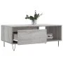 Sonoma-Couchtisch aus grauem Sperrholz, 90 x 50 x 36,5 cm von vidaXL, Couchtisch - Ref: Foro24-830570, Preis: 62,29 €, Rabatt: %